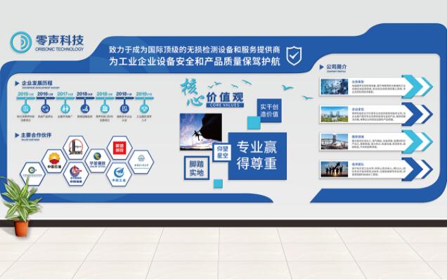 亞克力文化墻多少錢一平方?(圖1) 亞克力文化墻制作效果圖